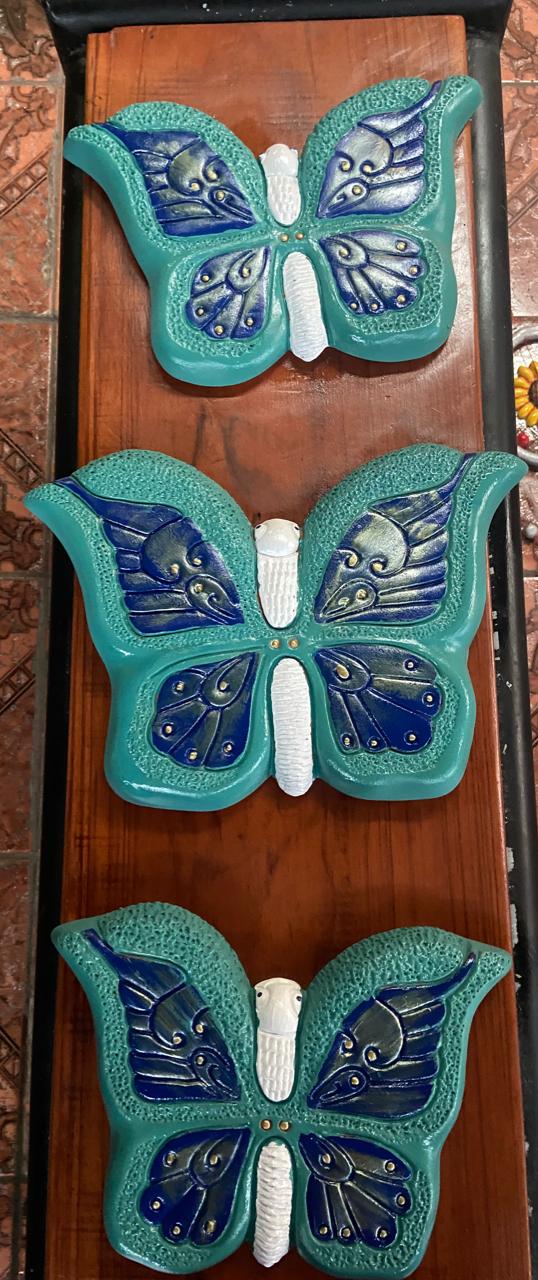 Juego de 3 Mariposas para pared